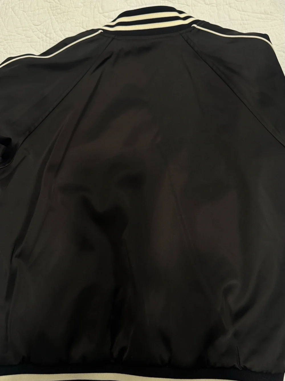 Coach Black and White Bomber Varsity Jacket